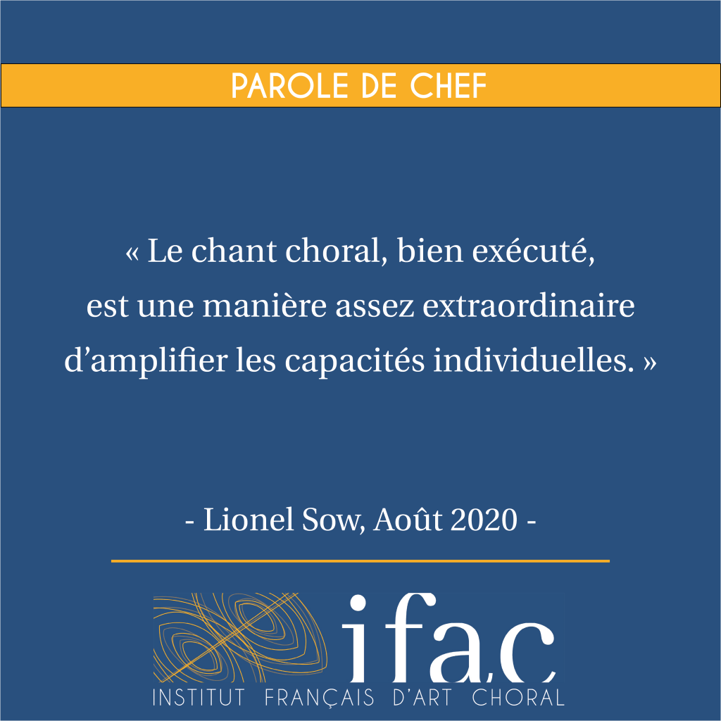 L Art Choral Vu Par Ifac