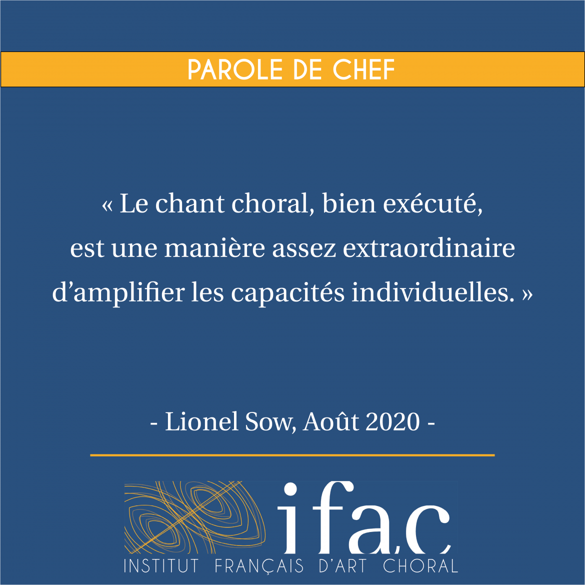 Actualites De L Art Choral Ifac